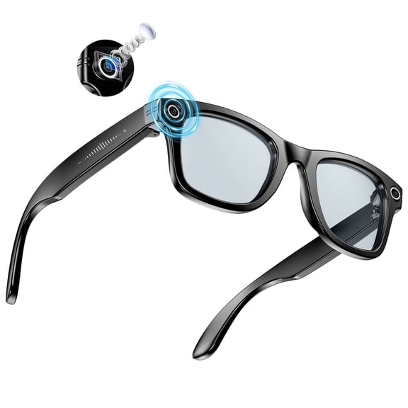 Mingdaln AI Bluetooth Smart Glasseswith sunglass lenses/Hands-Free Calls/AI assistant and translation for traveling and driving10-Hour Playtime& Music