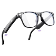 Mingdaln AI Smart Glasses for Men and Women, Smart Glasses with Open-Ear Voice Control & Wireless Bluetooth Calling, Anti-Blue Light, Traveling and Driving