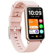 Mingdaln 1.47-inch Fitness Tracker，with120+ Sport Modes/IP68 Waterproof， Smartwatch for Women Men， fits for Android and iPhone Devices (Pink)