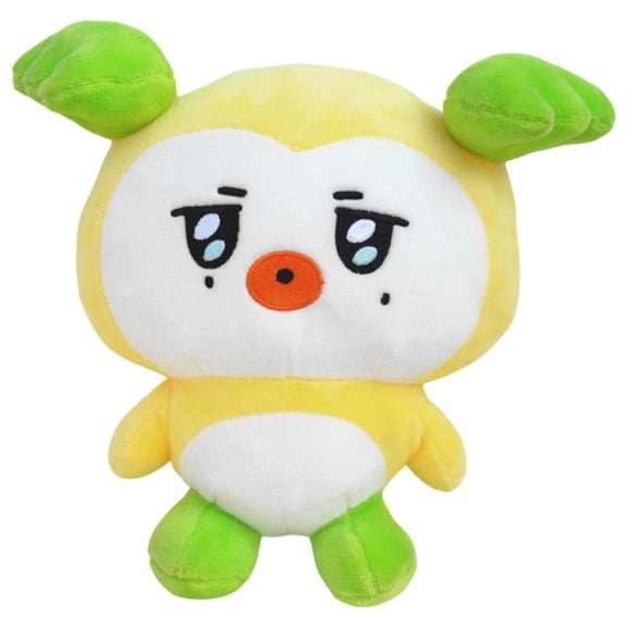 Mingi Stuffed Animal Toy Korean Boy Band Ateez Animal Stuffed Plush Toy(Yellow-25X10X5cm)#9003