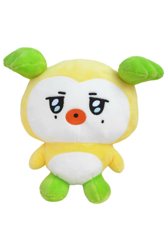 Mingi Stuffed Animal Toy Korean Boy Band Ateez Animal Stuffed Plush Toy(Yellow-25X10X5cm)#9003