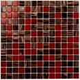 thumbnail image 1 of Mingles 12 in. x 12 in. Glossy Berry Red Glass Mosaic Wall and Floor Tile (20 sq. ft./case) (20-pack), 1 of 6