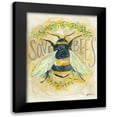 thumbnail image 1 of Mingo, Jessica 12x14 Black Modern Framed Museum Art Print Titled - Save the Bees, 1 of 5