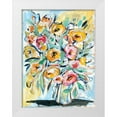 thumbnail image 1 of Mingo, Jessica 19x24 White Modern Wood Framed Museum Art Print Titled - Abstract Florals, 1 of 4