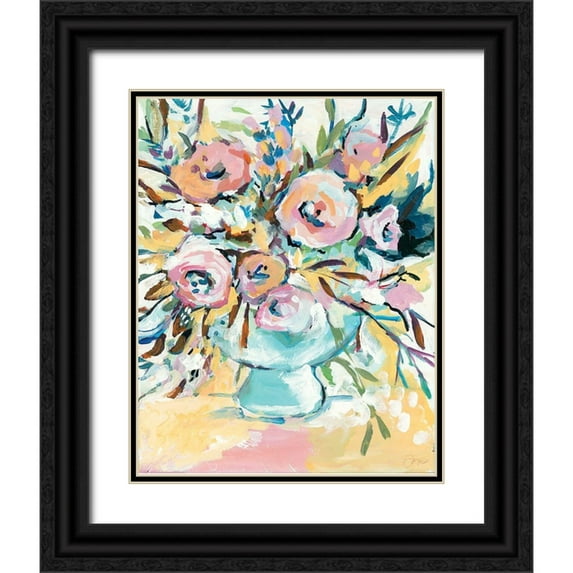 Mingo, Jessica 20x24 Black Ornate Wood Framed with Double Matting Museum Art Print Titled - Sunday Brunch