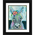 thumbnail image 1 of Mingo, Jessica 25x32 Black Ornate Wood Framed with Double Matting Museum Art Print Titled - Sweet Cow, 1 of 4