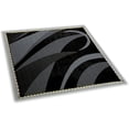 thumbnail image 1 of Mings Mark GA8111WL Reversible Mat w/110V LED Lights, 8' x 11', Black/Silver, 1 of 2