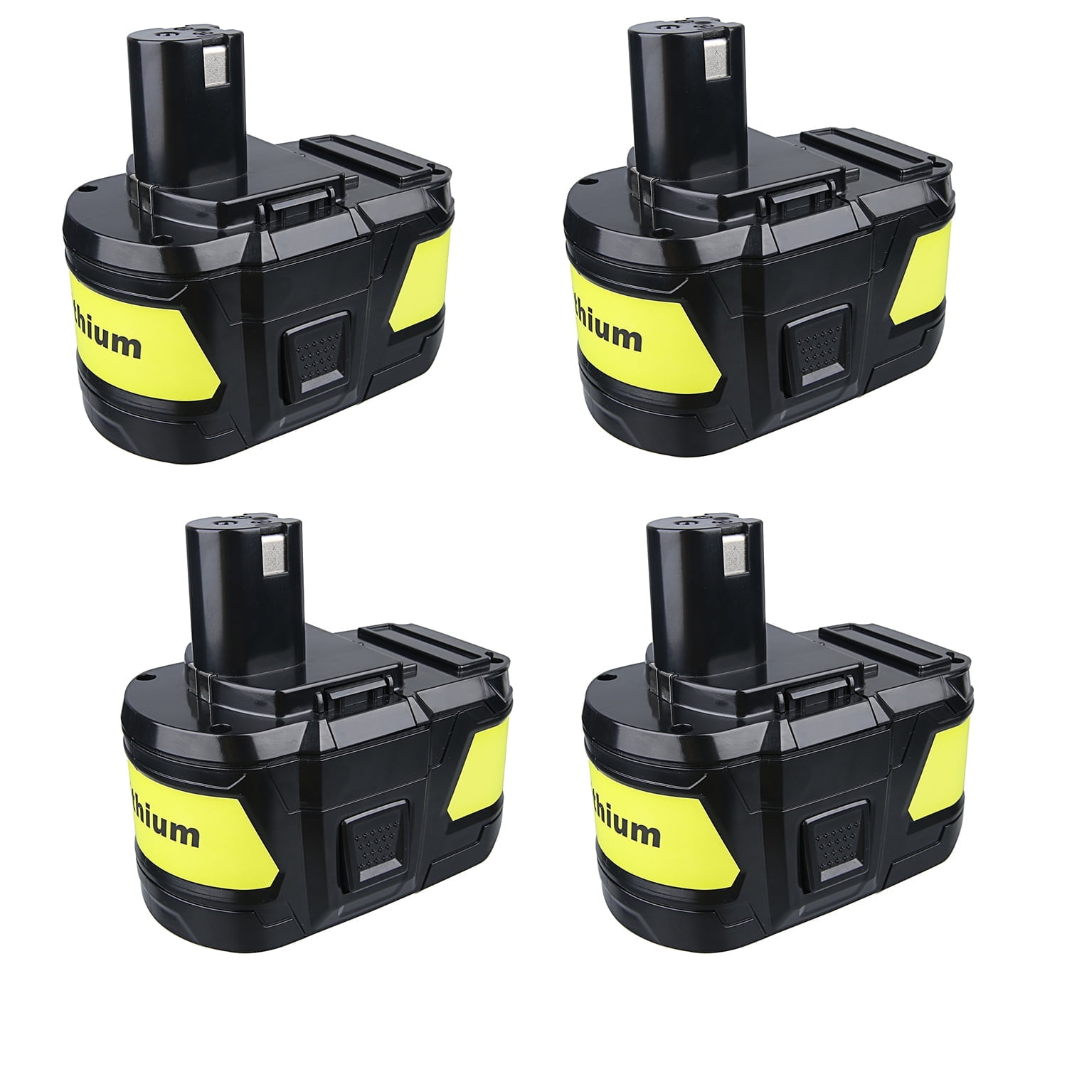 Mingsci 4X 18Volt 9.0Ah for Ryobi P108 One+ Plus High Capacity Battery Lithium-Ion P109 P108 P107 P106 P105 P104