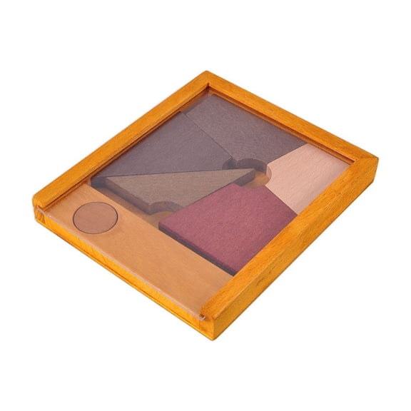 Mingsuo Bangqiu Clever Four Mechanism Boxes and Mysterious Treasure Puzzle, Brain Teaser Game for Office Party and Gift