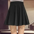thumbnail image 1 of Mingw Women's Pleated Tennis Skort Fashion High Waist Solid Mini Pencil Skirt Hip Slim Sexy Short Skirt, 1 of 4