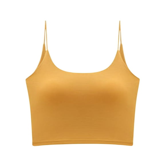 Mingw No Boundaries Basic Tank Top for Women Classic Low Square Neck Sexy Cropped Top Spaghetti Strap Sexy Cooling Breathable and Comfortable Outwear Available in Vibrant Color