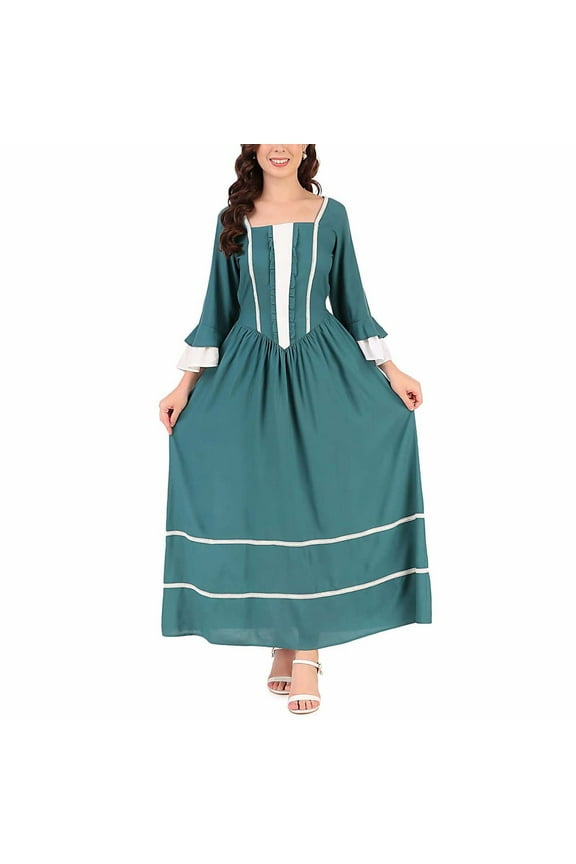Halloween Renaissance Dresses for Women Corset Dress Medieval Chemise for Cosplay
