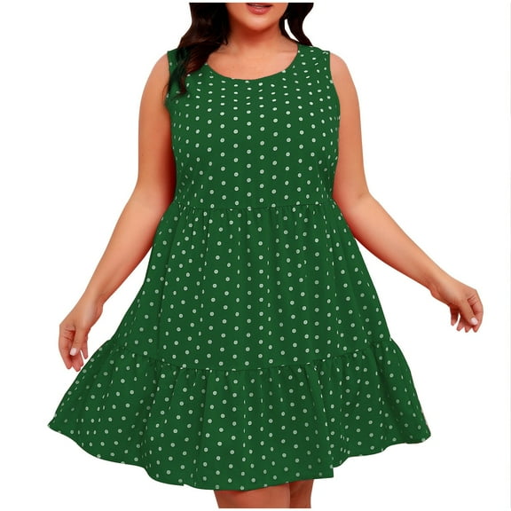 Mingw Ladies Babydoll Dresses Wrap V Neck Short Flared Sleeve Wedding Guest Dress Smocked Ruffle Hem Mini Dress XXXXL