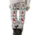 thumbnail image 1 of Mingw Ladies Christmas Yoga Pants Plus Size High Waist Workout Pants Snowman Snowflake Santa Claus Print Ultra Soft Brushed Ankle Length Leggings Tights,Multicolor,L, 1 of 5