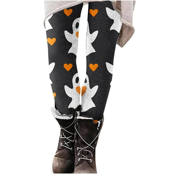 Mingw Ladies Festival Halloween Leggings Cosplay Costume Skinny Pants Stretchy and Comfortable Yoga Pants,Multicolor,XL