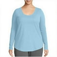 thumbnail image 1 of Mingw M Plus Size Womens Comfy T Shirts Crew Neck Long Sleeve Tee Fall Loose Fit Pullover Plain Blouses, 1 of 5