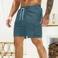 thumbnail image 1 of Mingw Mens Shorts Men's Drawstring Elastic Waist Pants Workwear Shorts, 1 of 6