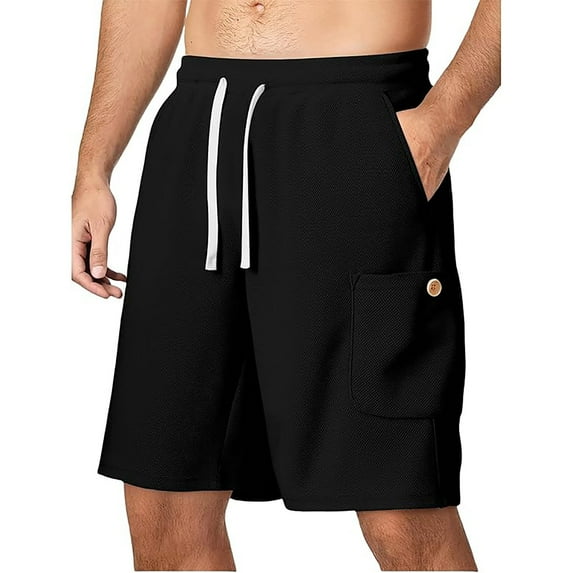 Mingw Mens Shorts Men's Sports Fitness Training Breathable Shorts Pockets Cropped Pants