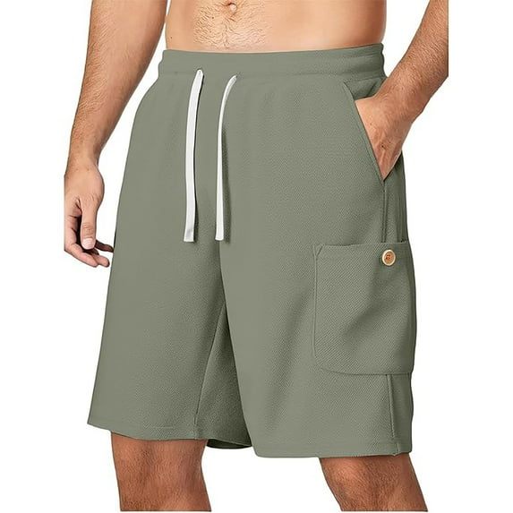 Mingw Mens Shorts Men's Sports Fitness Training Breathable Shorts Pockets Cropped Pants