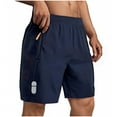 thumbnail image 1 of Mingw Mens Shorts Men's Sweat Shorts with Zipper Pocketes Pull On Elastic Pants, 1 of 4