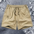 thumbnail image 1 of Mingw Mens Shorts Summer Casual Shorts Men's Straight Leg Five Quarter Pants Sports Shorts, 1 of 4