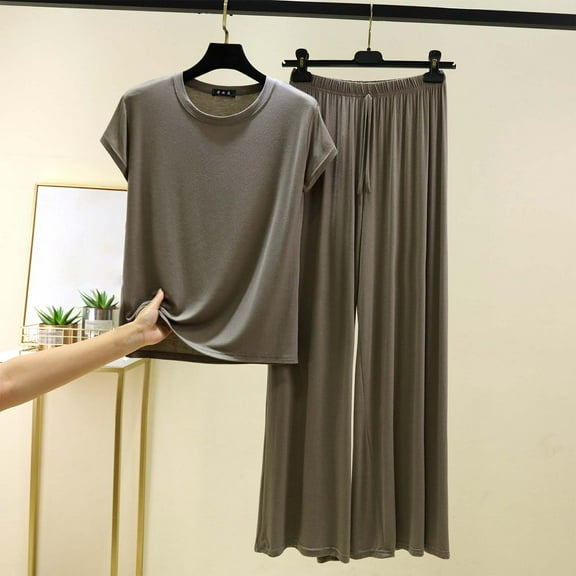 Mingw Women's Soft and Breathable Pajamas Organic Cotton Pajama Set Chemical Free Two Piece Sleepwear Lounge Set