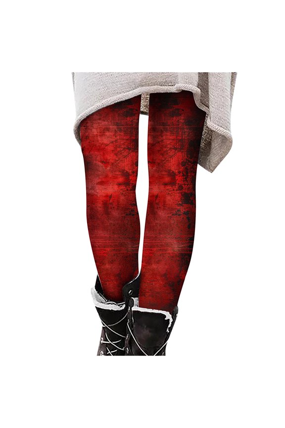 Party Costume Halloween Printed Hip Lifting Yoga Pants for Women Stretch Pants Training Leggings,Multicolor,XL