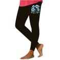 thumbnail image 1 of Mingw Plus Size Yoga Pants for Women Floral Printes Yoga Pants Stretchy and Comfortable Athletic Running Pants for Gym,Black,L, 1 of 2
