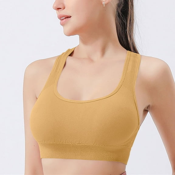 Mingw Push Up Bras for Women Seamless Racerback Sports Bra for Women Light Support Soft Comfort for Yoga Pilates Lounge