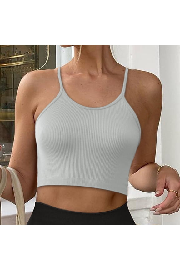Sports Bras for Women Women's Seamless Yoga Clothes Sling Sports Running Fitness Clothes Tummy Controlling Body Clothes