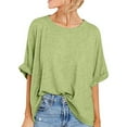 thumbnail image 1 of Mingw T Shirt for Women Summer Basic T Shirt Short Sleeve Tee 2025 Round Crew Tops for Women Blouses, 1 of 5