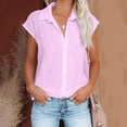 thumbnail image 1 of Mingw T Shirt for Women Women's Button Shirt Loose T-shirt Comfortable Blouse Summer 2025 Tee, 1 of 5