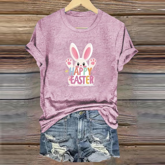 Mingw T Shirts for Women Animal Print T Shirt Summer Round Neck Tee Comfortable Fabric Tops for Women Blouse