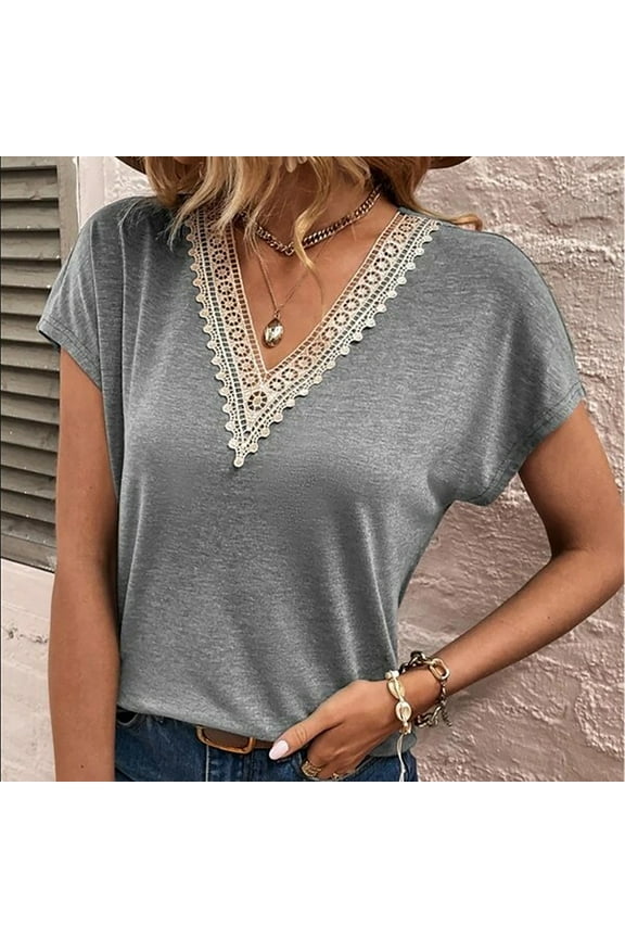 T Shirts for Women Luxury Intricate Embroidery V Neck Blouse Threadwork Masterpiece Elegant and Artistic