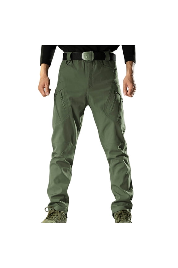 Mingw Tactical Pants Versatile Rugged Big and Tall Cargo Pants Heavy Duty Work Trousers,Green,3XL
