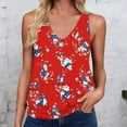 thumbnail image 1 of Mingw Tank Tops for Women Womens Floral Tops V Neck Shirts Summer Sleeveless Tank Tops Comfortable Tee, 1 of 4