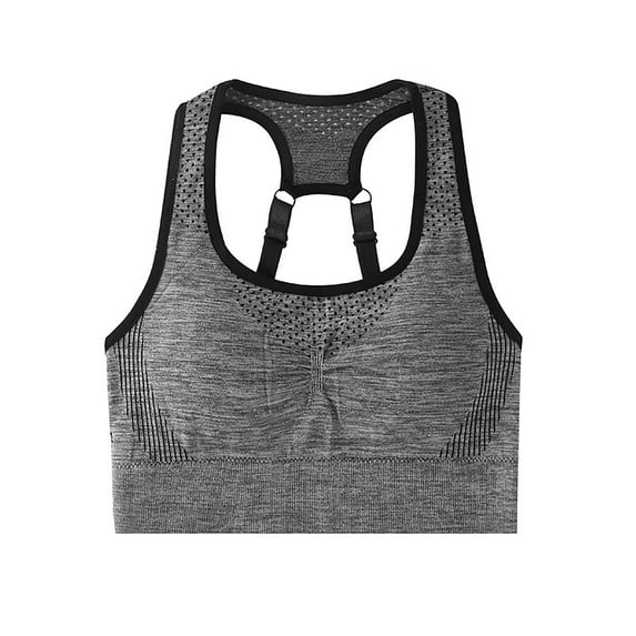 Mingw Wireless Bras for Women Running Sports Bra Maximum Support Anti Bounce Padded Racerback Design for Gym