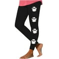 thumbnail image 1 of Mingw Witch Costume Leggings for Women Halloween Cosplay Outfit Skinny Stretchy Yoga Pants Fitness Athletic Trousers,Black,2XL, 1 of 4