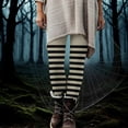 thumbnail image 1 of Mingw Witch Costume Leggings for Women Halloween Cosplay Outfit Skinny Stretchy Yoga Pants Fitness Athletic Trousers,Khaki,2XL, 1 of 6