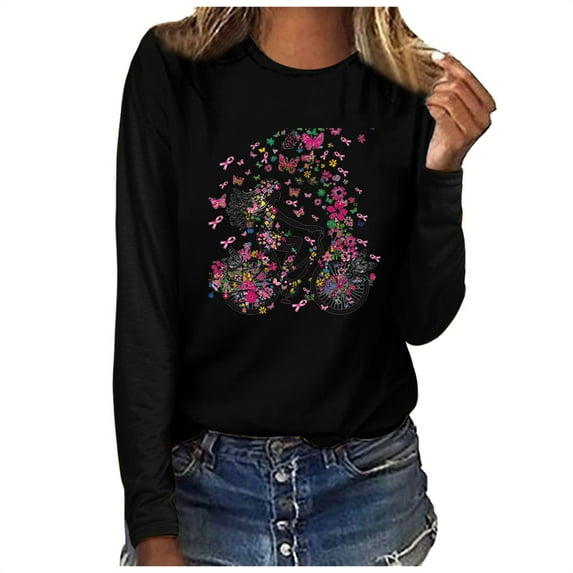 Mingw Womems Colored Tees Graphic Casual Womens Sweatshirts Crewneck Long Sleeve Tops Oversized Pullover Sweatshirt for Women