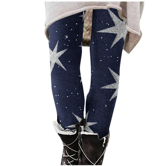 Mingw Women's Christmas Printed Casual Hip Lifting Yoga Pants Leggings Stretch Pants Training Leggings Pants,Multicolor,M