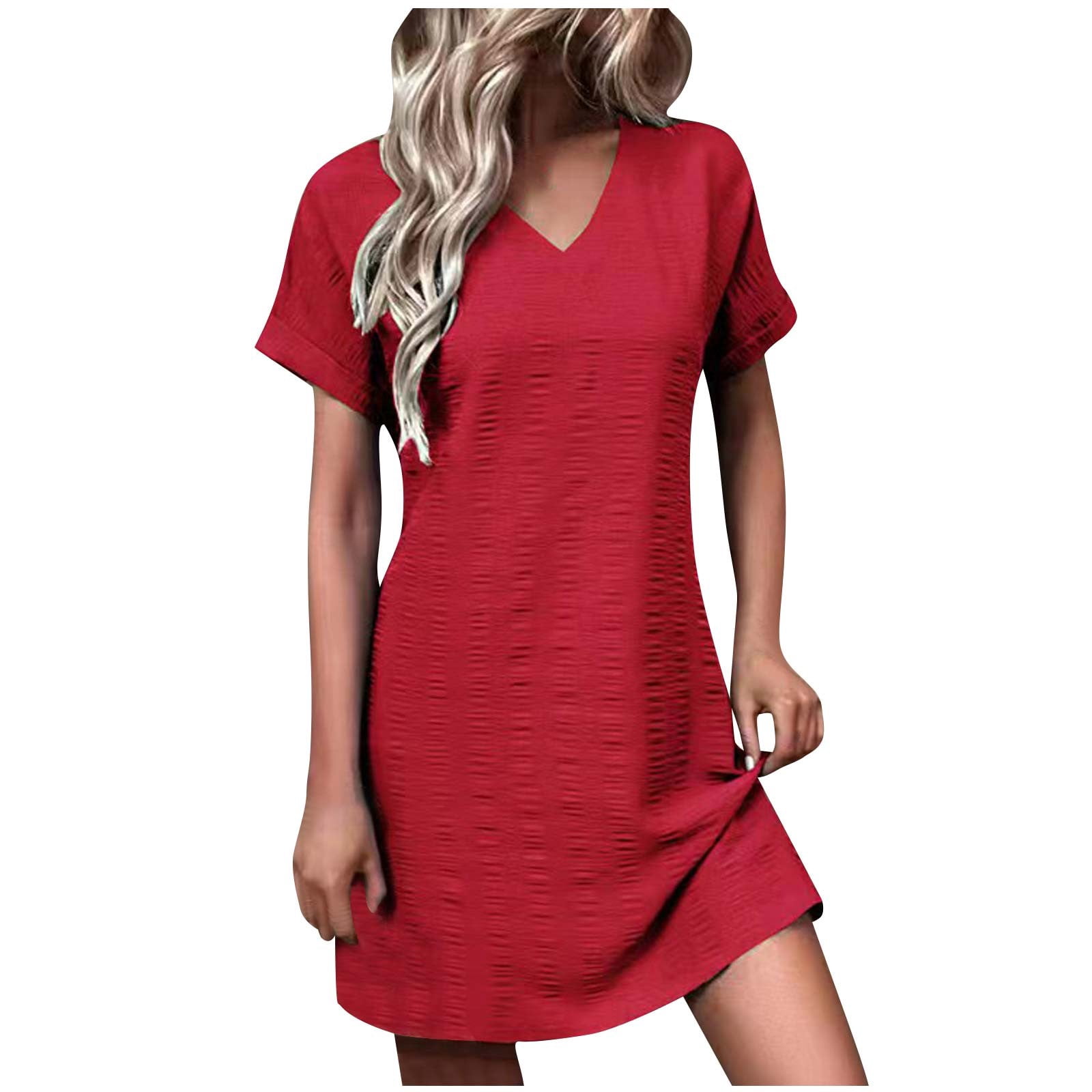 Summer New Fresh Sweet T-shirt Loose Comfortable Age Reduction Short Skirt Set Dress