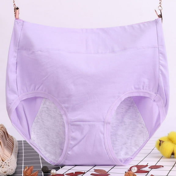 Mingw Womens Underwear Women's Large Size High Waisted Soft Breathable Panties Stretch Seamless Ladies Briefs(6XL)