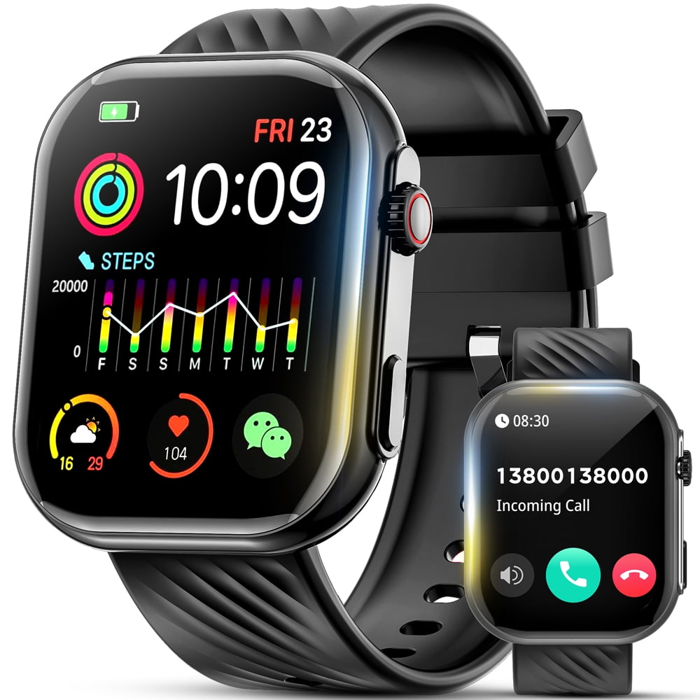 Mingwear Men's Smart Watch, Answer Calls, Fitness Smart Watch for