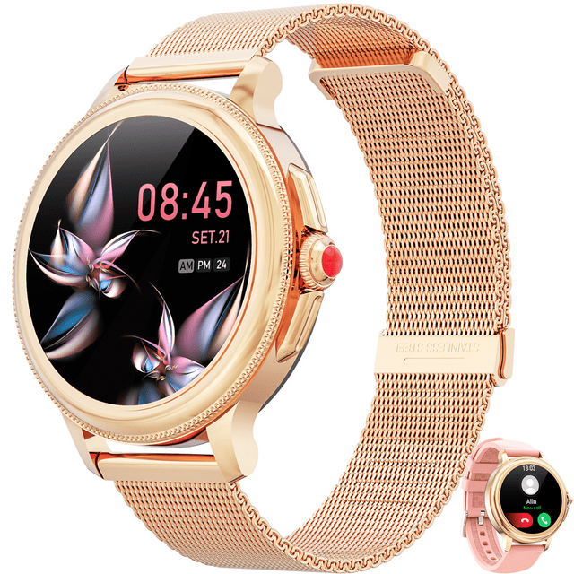 Mingwear Women's Smart Watch, Smart Watch for Android and iPhone with