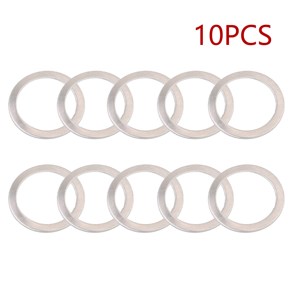 Mingyiq 10Pcs Bicycle Pedal Spacer Crank Cycling Bike Aluminum Ring
