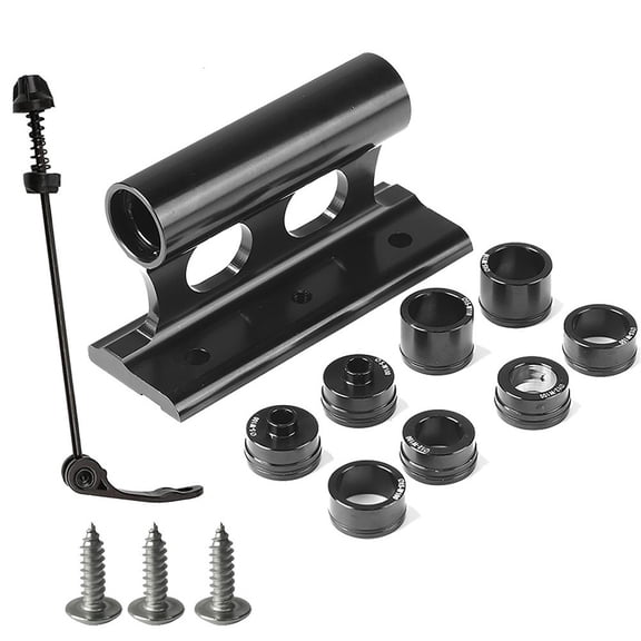 Mingyiq 2 Kit Bike Fork Mount Truck Block 20×110mm Bike Car Roof Rack Carrier with QR Black