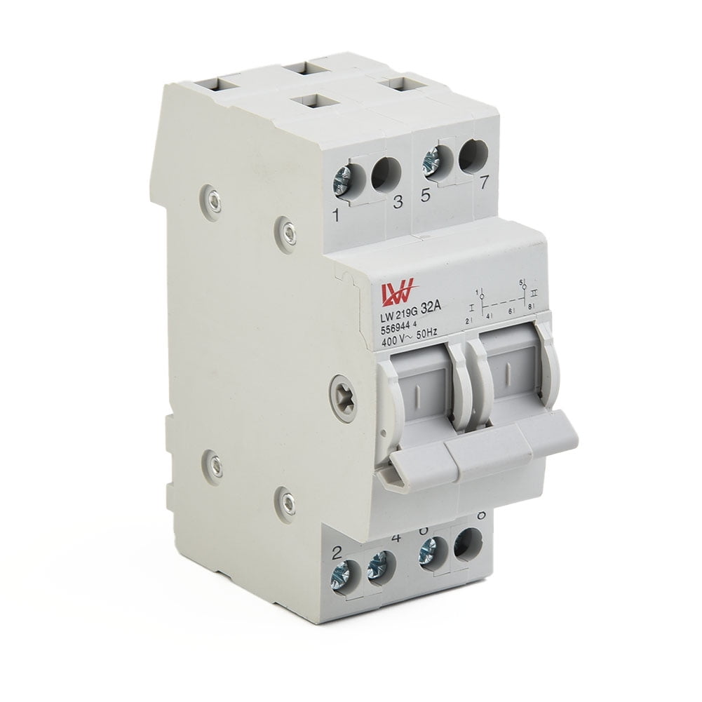 Mingyiq 2P 63A MTS Dual Power Manual Transfer Isolation Switch Latching