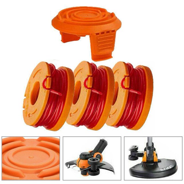 Mingyiq String Trimmer Spool Line Cap Replacement For Worx WA0010 WG154 WG163 WG180 Part