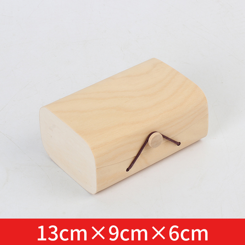 Mingyiq Wooden storage boxes Ring Boxes Jewelry Organizer Craft Boxes